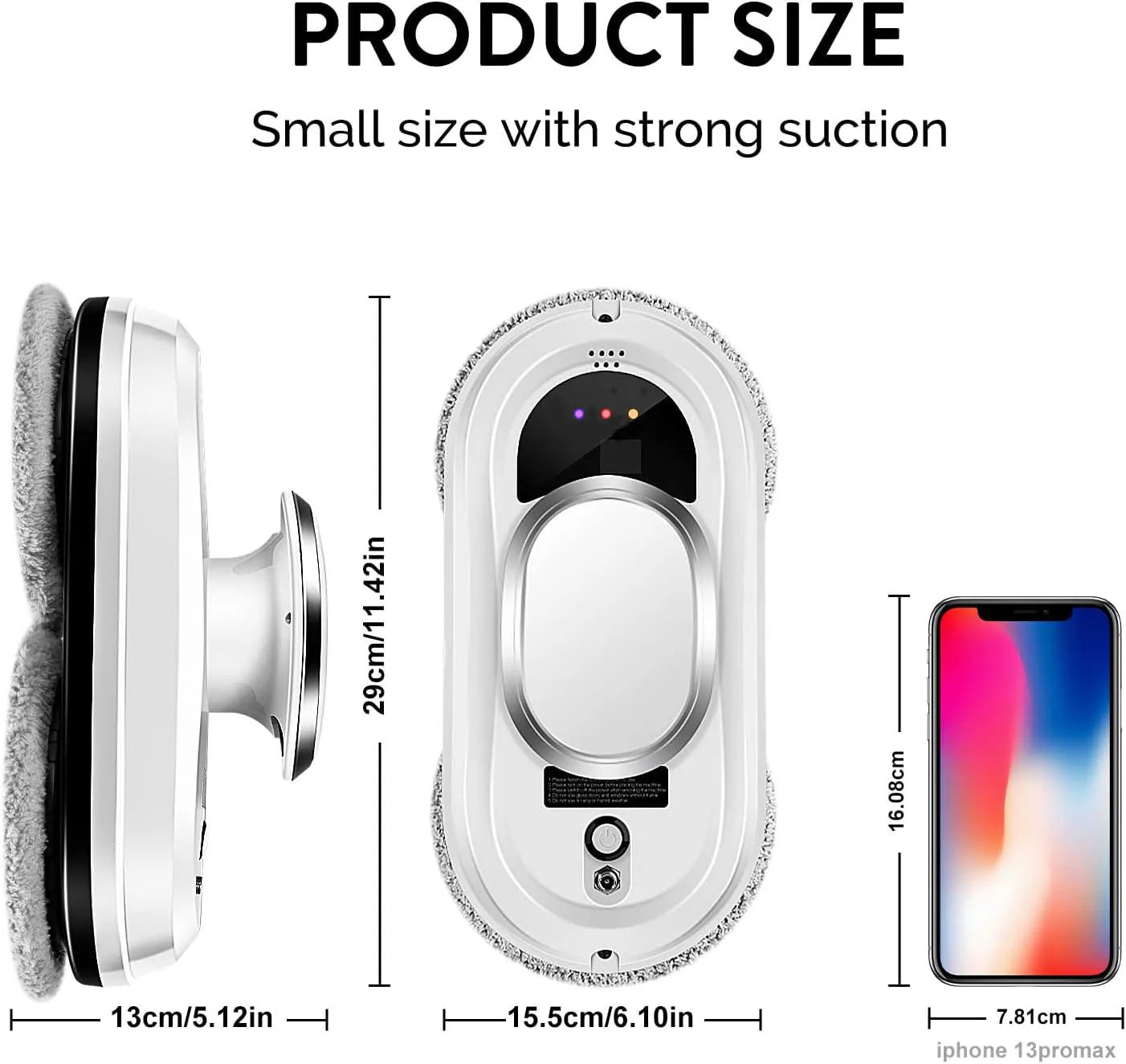 Inteligentny robot do mycia okien — elektryczny czyścik zdalnie sterowany